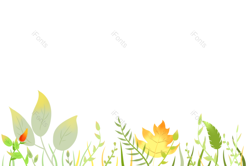 边框图片,素材元素,绿叶PNG,绿色免抠素材